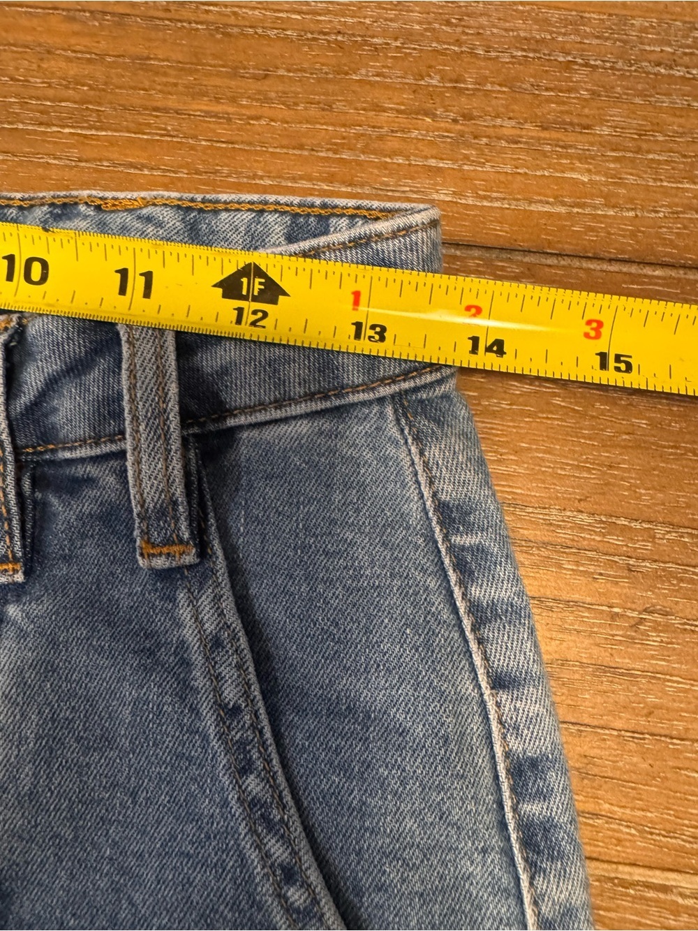 High-Rise Light Wash Wide-Leg Jeans #135 - Picture 3 of 6